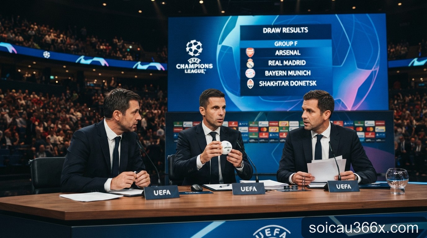Kết quả bốc thăm Champions League 2026/27: Arsenal đối đầu 'tử thần' với Real Madrid và Bayern Munich