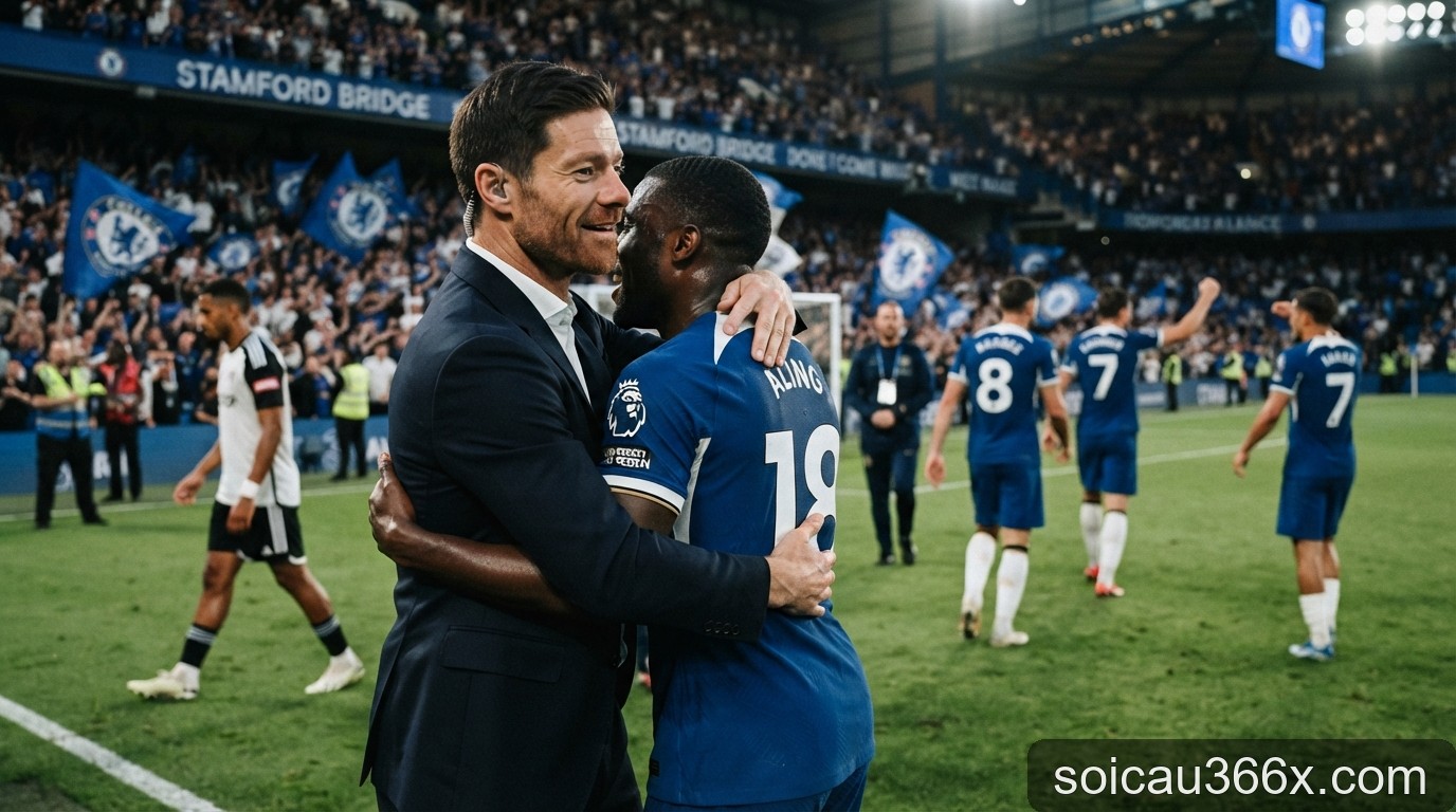 Chelsea thắng nghẹt thở trận ra quân: Dấu ấn Xabi Alonso và hàng công thăng hoa - 2